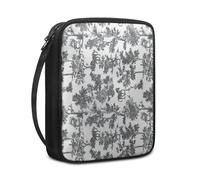 Funda Biblia Árbol Gris Zebra Funda Libros Lectura para Mujer Hombres Multifuncional Durable Poliéster de Lona con Asa y Cremallera para Biblia de Tamaño Estándar (27.5x22.5x5.5 cm)