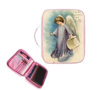 Funda Biblia,Cubierta De La Biblia Funda protectora portátil a prueba de polvo for libros, personalizada, for imprimir, for la Biblia, bolso mano(A)
