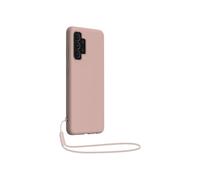 Funda - Bigben - Samsung G A32 5G - Silicona - Flexible - Rosa nude con correa