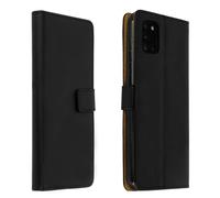 Funda billetera para Samsung Galaxy A31 Cuero auténtico F.Soporte - Negro