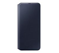 Funda billetera Samsung para Samsung Galaxy A70, Funda protectora plegable con funda para smartphone - Duradera con ranura para tarjeta para guardar sus tarjetas de crédito - Negro