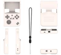 Funda blanda de TPU para Anbernic RG40XXV antideslizante suave (blanco) | Silicona a prueba de golpes, textura suave, ajuste preciso, a prueba de polvo