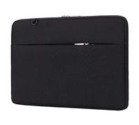 Funda Blanda Maletín Impermeable para Ordenador Portátil, Estilo Elegante Bolsa Protectora con Paquete de Accesorios, Ideal por 14 Pulgadas DELL/Ausu/Acer/HP/Toshiba/Lenovo,Negro,14 Pulgada