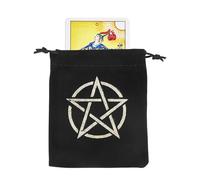 Funda blanda para tarot, estuche para tarjetas de tarot, bolsas y estuches para, bolsa de joyería con cordón mágico para terciopelo, bolsa de joyería, para los amantes