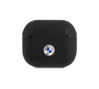 BMW BMA3SSLBK - Funda para AirPods 3 (Piel auténtica), Color Negro