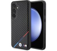 Funda BMW Carbon Tricolor con MagSafe para Samsung Galaxy S24 Negro