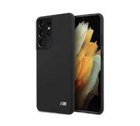 Funda BMW Galaxy S21 Ultra, negra - Colección M de silicona
