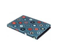 Funda bookcase universal silver ht + protector de pantalla (19170)