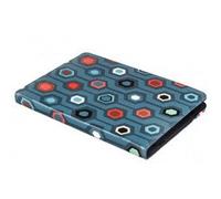 Funda bookcase universal silver ht + protector de pantalla