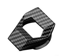Funda Botón Start Stop Coche Deformación Duradera Funda Botón(Carbon fibers)
