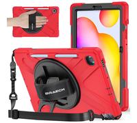 Funda BRAECNstock para Samsung Galaxy Tab S6 Lite de 10,4 pulgadas (2024/2022/2020, SM-P620/P610/P619), de silicona protectora a prueba de golpes