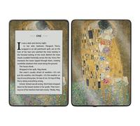Funda brillante con purpurina MightySkins para Kindle Paperwhite 2018, modelo resistente al agua - The Kiss | Acabado brillante y protector | F c