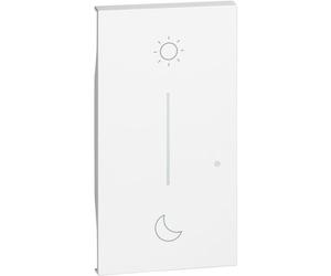 Funda Bticino Living Now para mando de noche y día blanco