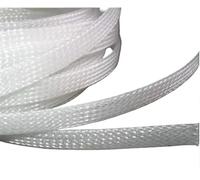 Funda Cables Electricos Cable Trenzado expandible con Fundas Planas de Piel Serpiente 3,0 mm, 4, 6, 8, 10, 12 y 16(Clear,4MM,20 Meters)