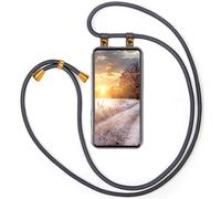 moex Cadena para teléfono móvil para Redmi Note 14 Pro (4G) funda con banda extraíble, funda para teléfono móvil con cadena para colgar, correa para teléfono móvil de 155 cm de largo, cordón de tela