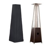 Funda Calentador Exterior, Cubierta Protectora para Calentador de Patio de Pirámide Longitud Completa, Resistente al Agua y Viento y Polvo Funda para Estufa de Terraza Oxford 210D, 221 x 61 x 53 cm