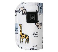 Funda calentadora de biberones, funda de calefacción de leche USB, cubierta de aislamiento térmico, protector de calentamiento inteligente con distribución uniforme del calor, elección útil para