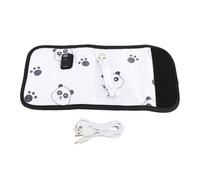 Funda calentadora de biberones portátil con USB, control de temperatura ajustable, tela de felpa, funda calentadora de biberones para viajes en casa, familia, diseño de panda, 29