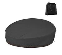 Funda Cama Exterior 228x83cm Cubierta Redonda Para Muebles de Jardín 420D Oxford Redonda Funda Muebles Impermeable Adecuado para Asientos de Muebles de Jardín