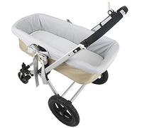 Babyline FUCAGRIS - Funda Capazo Hipoalergénica Y Suave. Transpirable. Cubrecuco. Funda Capazo Interior. 100% Fabricación Española (Gris Bebé Piqué), Color Gris Bebé, 90 x 40 m