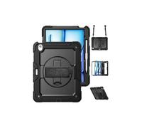 Funda/Carcasa antichoque - JUSTIN - iPad Air 13 - Protector de pantalla - Correa - Negro