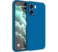 Funda Carcasa de Silicona Líquida para OPPO A6 / A6K / A6T / A6X 4G 5G, Interior de Microfibra Antigolpes Protección Gel Ultra Suave de Goma a Prueba de Choques y Arañazos FSUA (Azul)