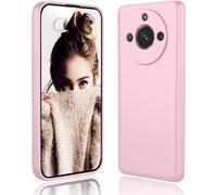 Funda Carcasa de Silicona Líquida para Realme 11 Pro 5G / Realme 11 Pro Plus 5G, Interior de Microfibra Antigolpes Protección Gel Ultra Suave de Goma a Prueba de Choques y Arañazos FSUA (Rosa)