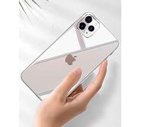 Funda Carcasa de Silicona Rígida Transparente Compatible con iPhone 11