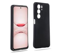 Funda Carcasa para OPPO REALME C75X, Anti-Deslizante Negra, Elegante y Ligera, TPU Flexible Premium