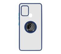 Funda Carcasa para Samsung Galaxy A21s Dos Materiales Anillo Metálico Soporte