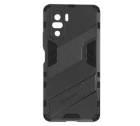Funda Carcasa para Xiaomi Poco F3 Antigolpes Híbrida Soporte Kickstand II Negro