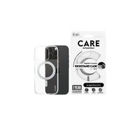 Funda CARE by PanzerGlass con soporte integrado para iPhone 16 Pro de 6,3" color plata/plata MagSafe 1326