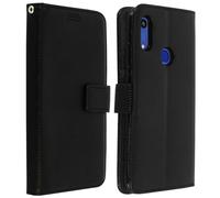 Funda Cartera con F. Soporte para Huawei Y6 2019 / Y6S y Honor 8A - Negro
