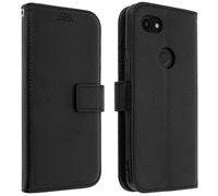 Funda Cartera con F. Soporte Soft-Touch para Google Pixel 3A - Negro