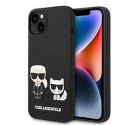 Funda Karl Lagerfeld MagSafe negra para iPhone 14 Plus