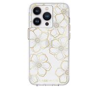 Funda Case-Mate para iPhone 14 Pro - Floral Gems - Protección de 10ft y Carga Inalámbrica - Brillo de Rhinestones