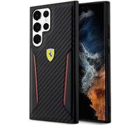 Funda Case Samsung Galaxy S23 Ultra Ferrari Carbon Look Negro