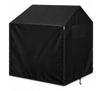 Funda Casita Infantil Exterior para Teatros De Madera Infantil Interiores y Exteriores 600D Impermeable Resistente al Viento UV, Fácil De Poner con Cremallera Lateral (L134xW131xH135cm)