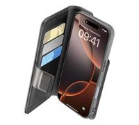 Funda Cellular Line BOOKAG2IPH16PRMK IPHONE Libro Agenda Negra