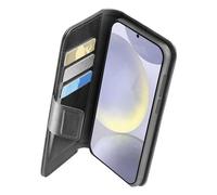 Funda Cellular Line GALAXY AI S25 BOOK Agenda Negra