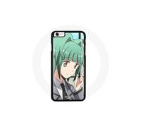 Funda - Chibi - Iphone 7 - Flexible - Negro - Anime