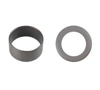 Funda cilíndrica de compresor de aire sin aceite y kit de anillo de pistón, piezas de repuesto de goma negra para bomba de silencio de 550 W, 600 W, 750 W, 950 W, 980 W, 1100 W, 1500 W, 2 piezas (para