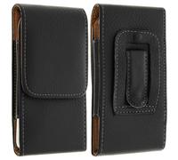 Funda Cinturón De Solapa Vertical Smartphone 142x73x9 MM - Negro