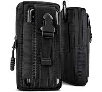 Funda Cinturón Móvil para Motorola Moto G15 Nylon Cinturón Funda Clip Estuche