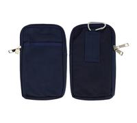 Funda cinturón Universal Bolsa Doble Bolsillo con cremalleras Nylon Tupido