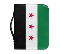 Funda Clásica Para Biblia Con Diseño De La Bandera Nacional De Siria De Poliuretano Con Asa Ideal Como Regalo Para Hombres Mujeres Padres Madres Y Amigos