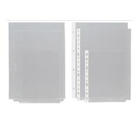 Funda Clásica Pvc Piel Naranja 100 Micras Folio 16 Taladros Transparente Grafoplás