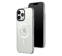 Funda Clear (MagSafe compatible) RHINOSHIELD para [iPhone 13 Pro Max] | Fuerza magnética superior, elevada resistencia al amarilleamiento, Alta Transparencia, Personalizable - Negro Anillo de Cámara