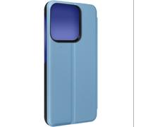 Funda Clear View para Xiaomi Redmi 12C Espejo Fina, Soporte Vídeo - Azul
