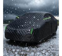 Funda Coche Antigranizo Exterior Impermeable para Rolls-Royce Silver Spirit Cubierta de Protección Gruesa para Tormentas UV Nieve Todo Clima 4 Estaciones para la mayoría de los Coches Negro
